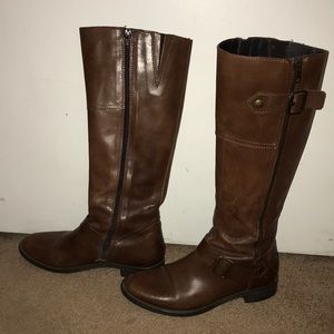 Aldo brown leather boots 👢